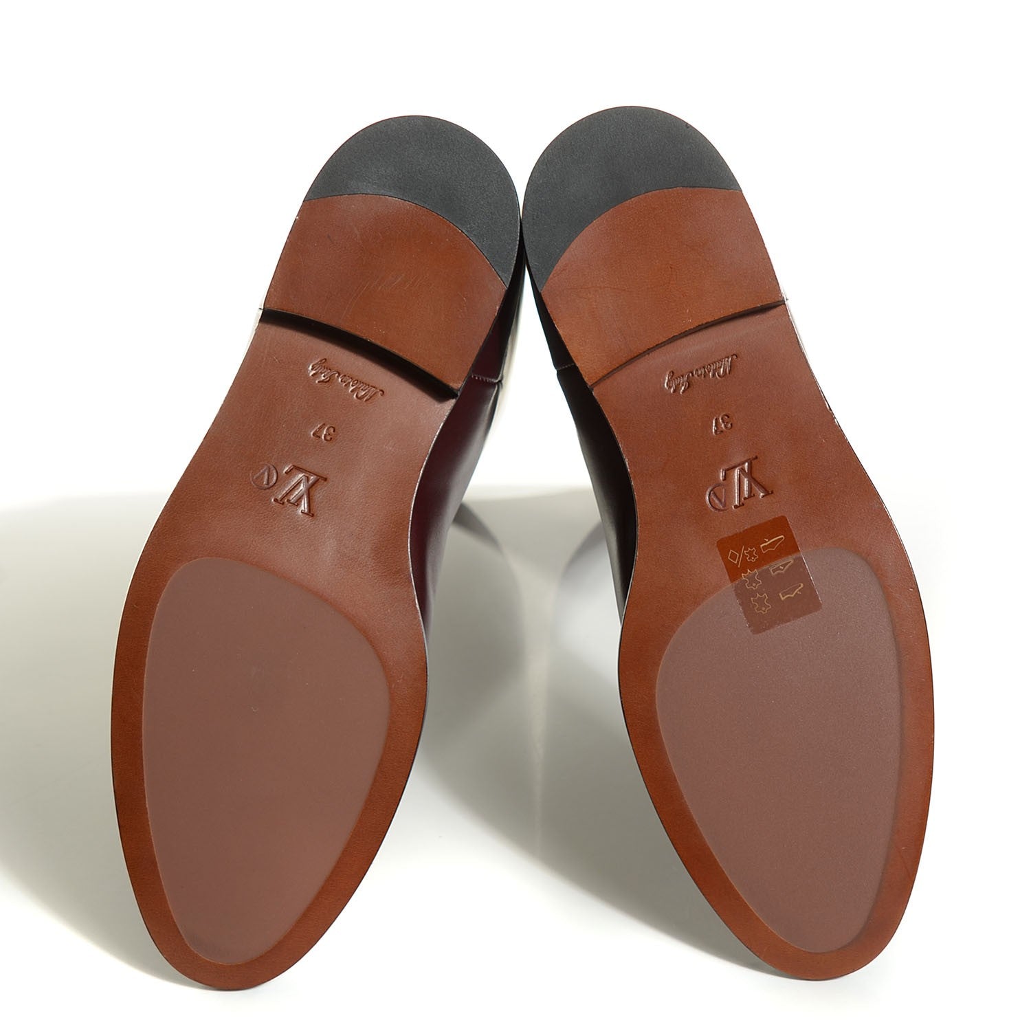 Louis Vuitton Heritage Flat High Boots 37 Bordeaux 5 of 7