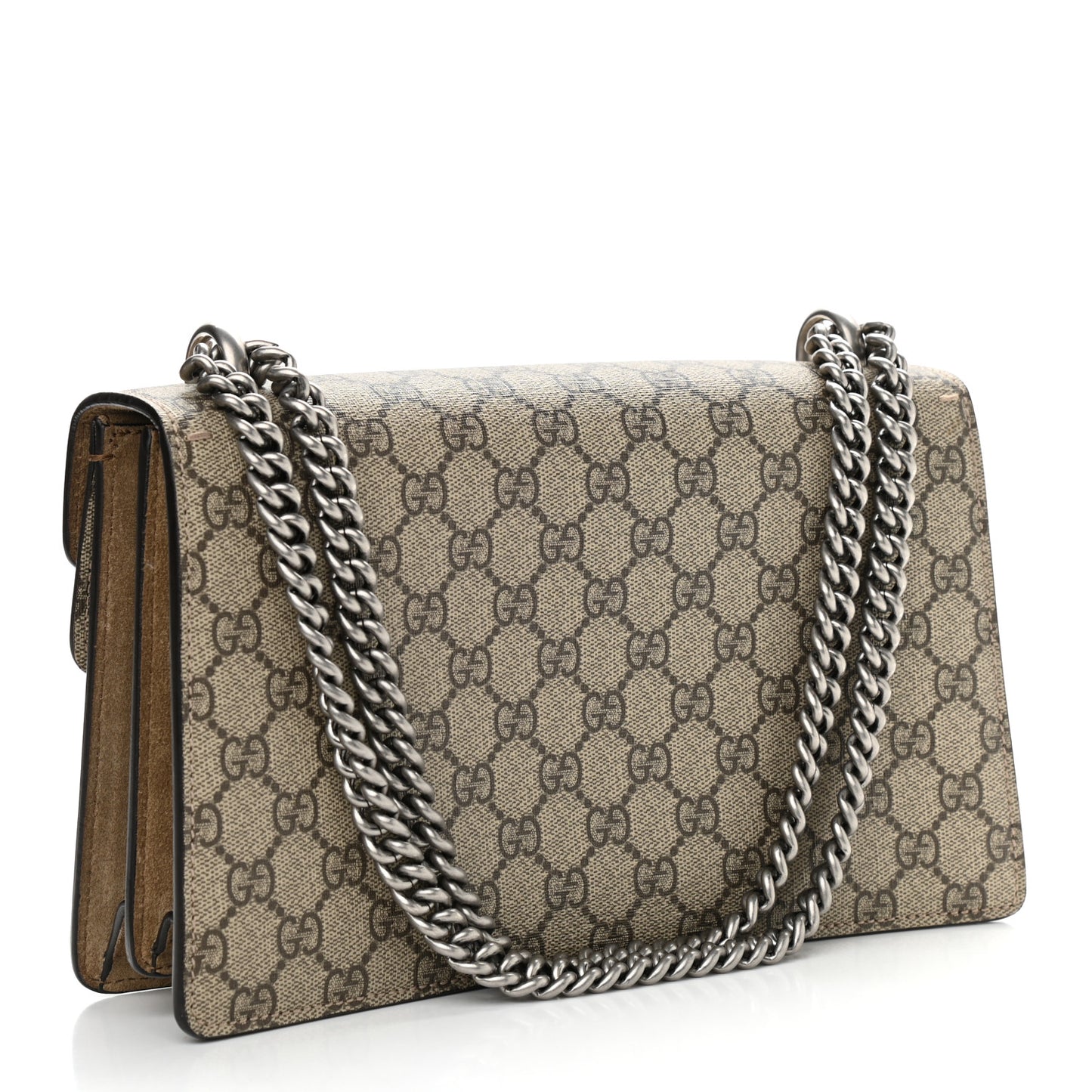 GG Supreme Monogram Small Dionysus Shoulder Bag Taupe