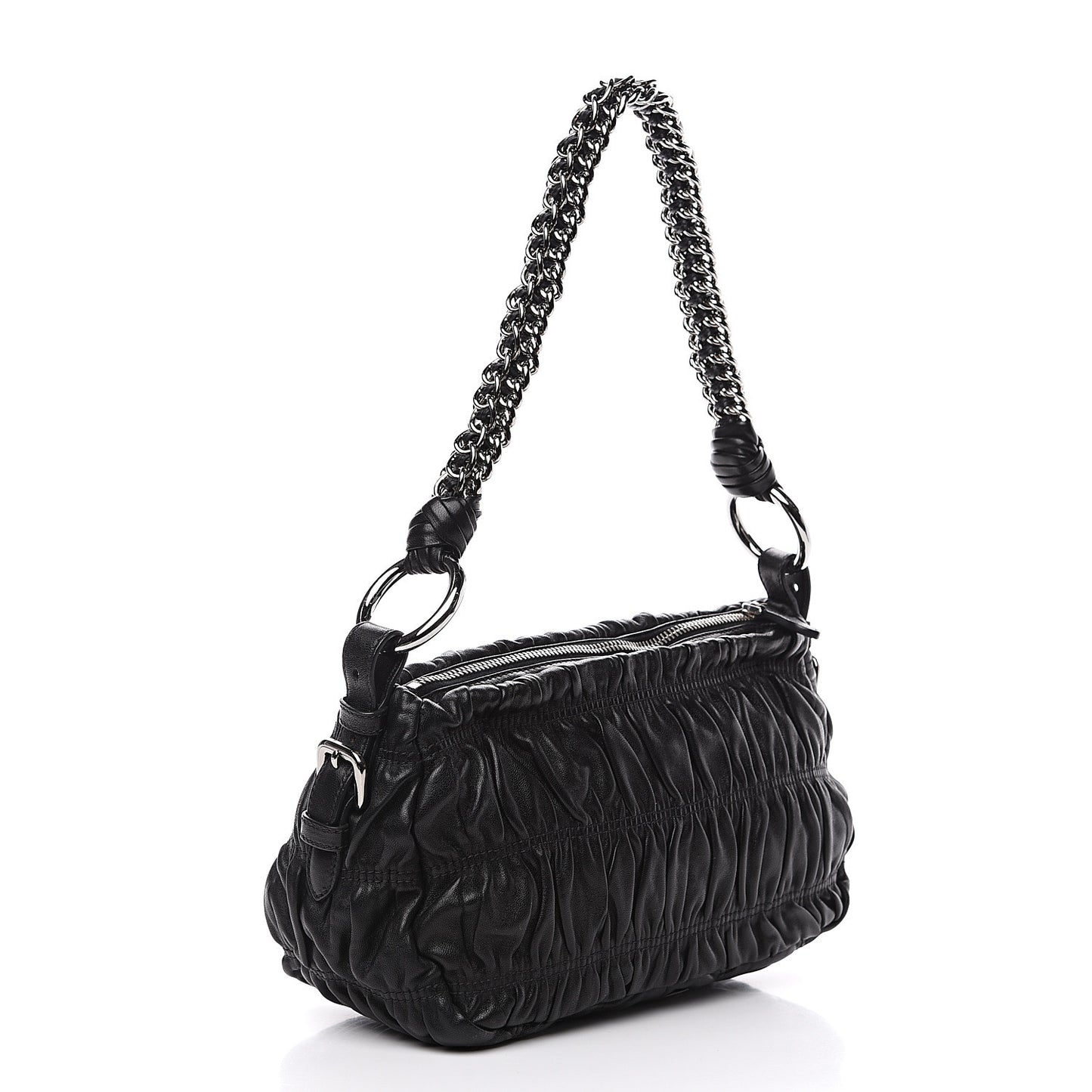 Nappa Gaufre Mini Bag Black
