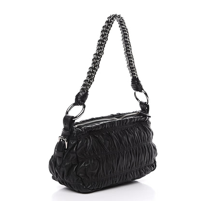 Prada Nappa Gaufre Mini Bag Black 2 of 8