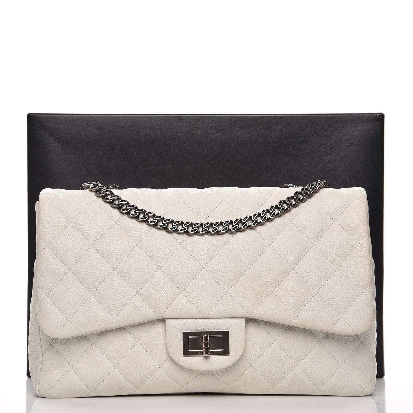 Caviar Quilted 2.55 Reissue 226 Flap White