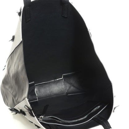 Celine Wool Lambskin Vertical Cabas Black 5 of 8
