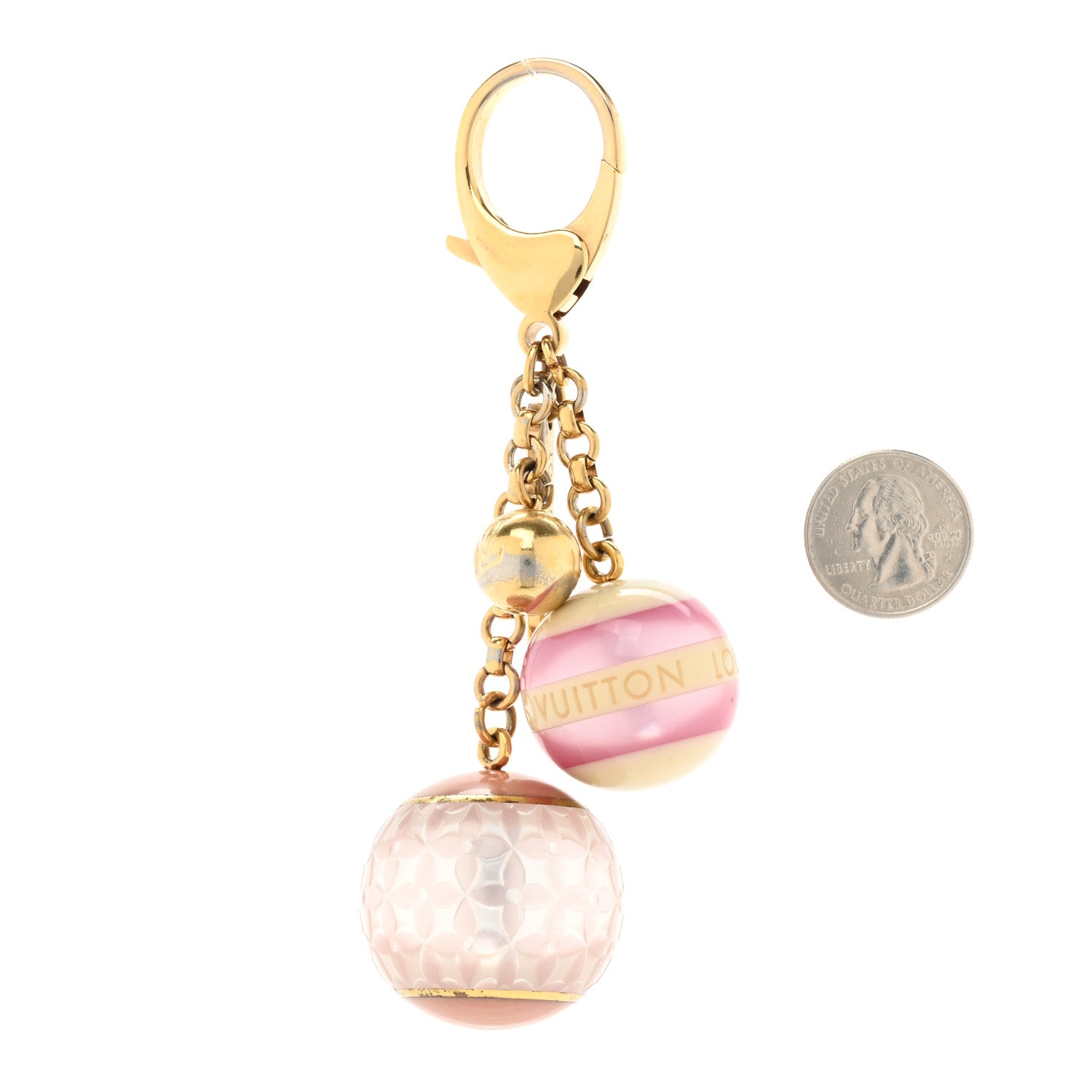 Louis Vuitton Mini Lin Croisette Bag Charm Violet 2 of 6