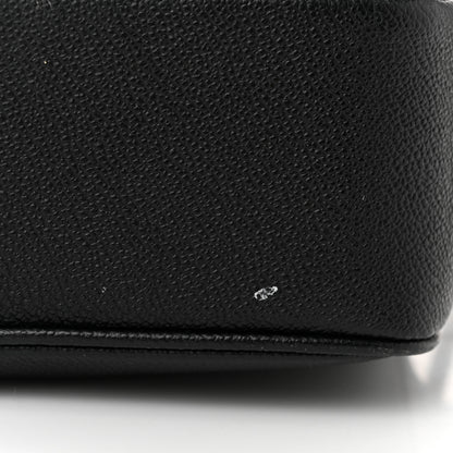 Burberry Soft Grain Calfskin Small Buckle Zip Bag Black 13 of 14