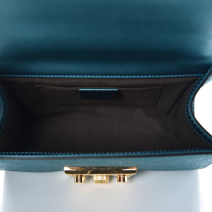 Gucci Galassia Small Padlock Shoulder Bag Turchese 7 of 9