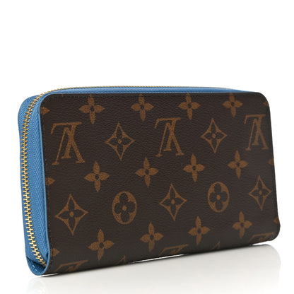 Louis Vuitton Monogram Zippy Wallet Blue Jean 3 of 9