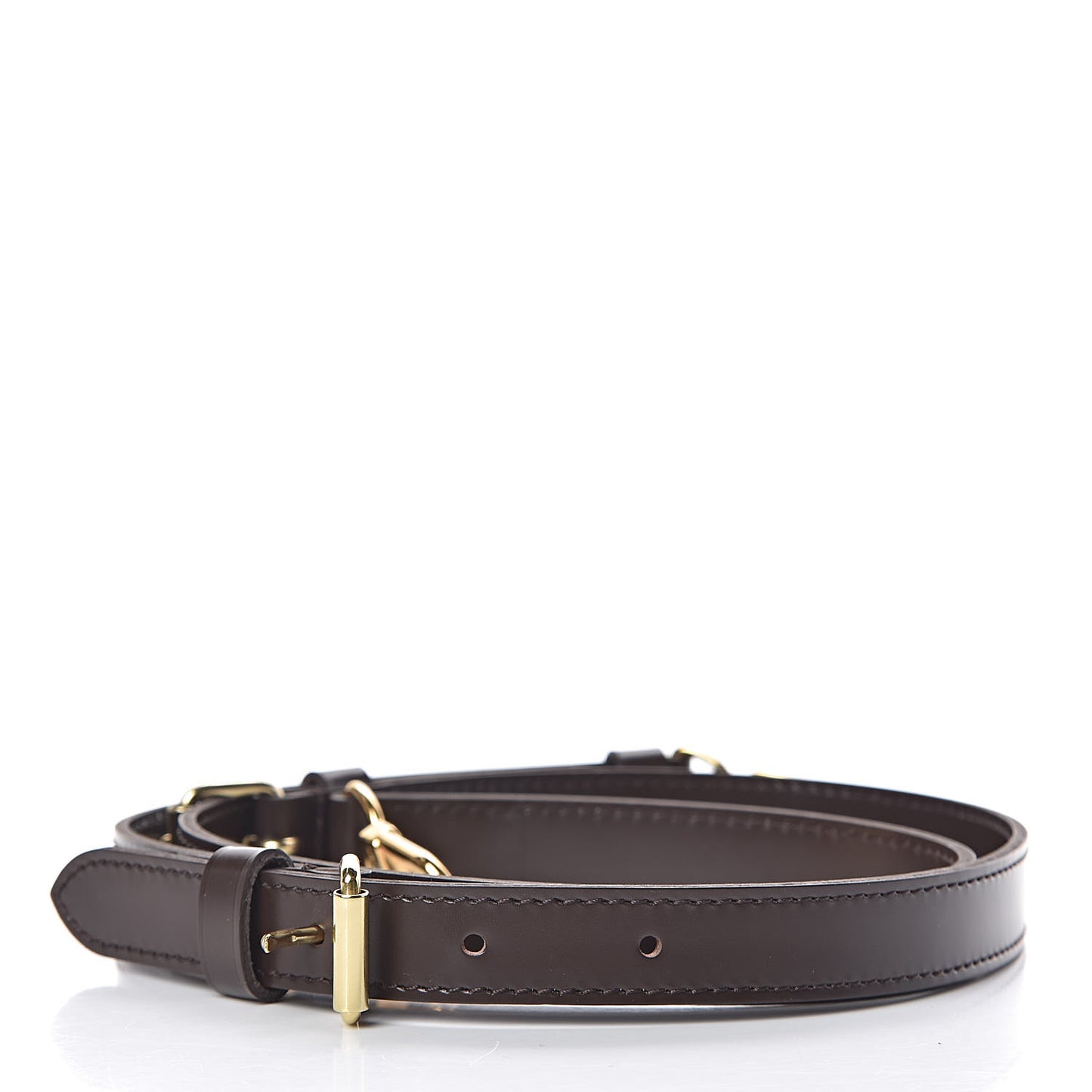 Calfskin Adjustable Speedy Bandouliere Shoulder Strap Brown