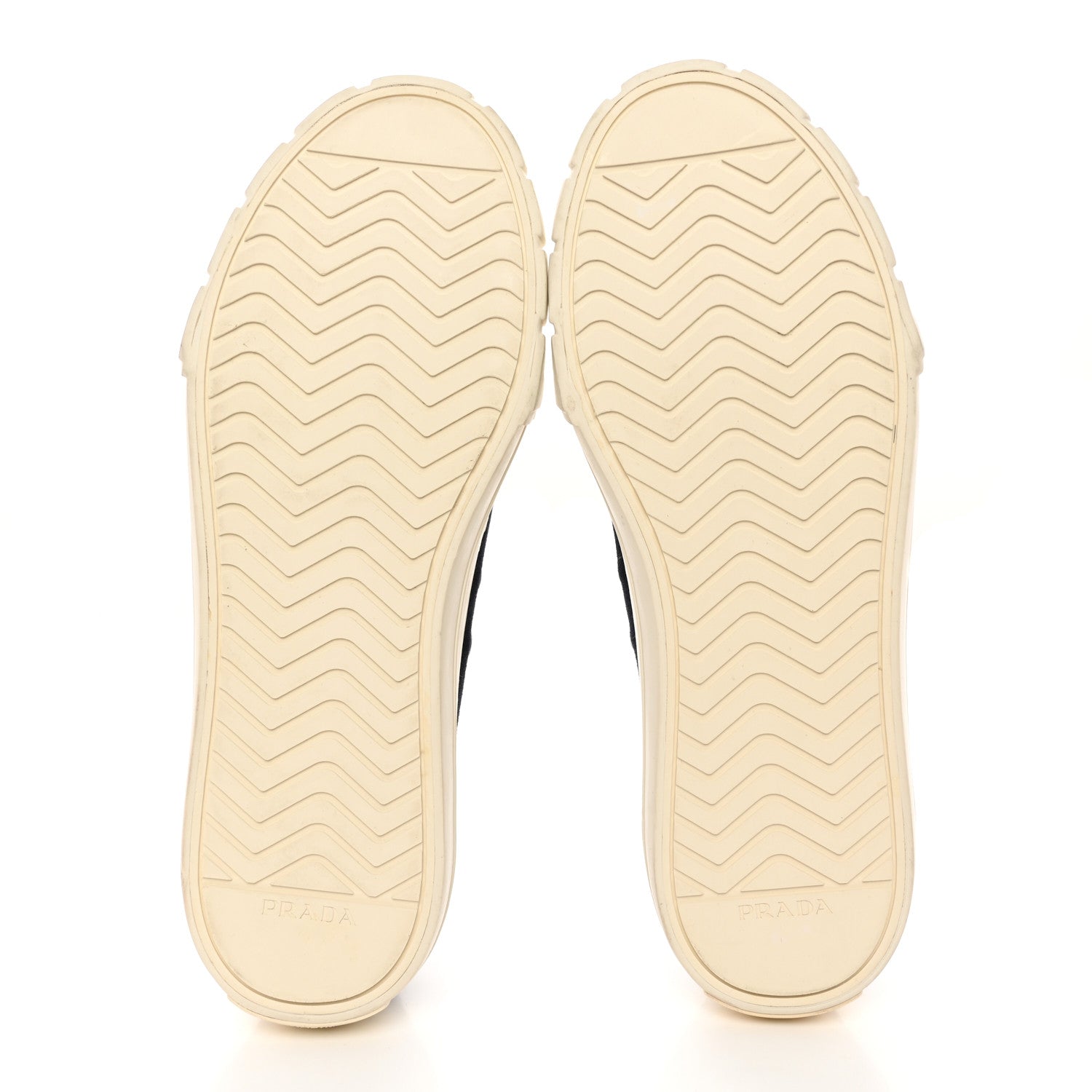 Prada Canvas Triangle Logo Wheel 35mm Sneakers 42 Navy 5 of 14