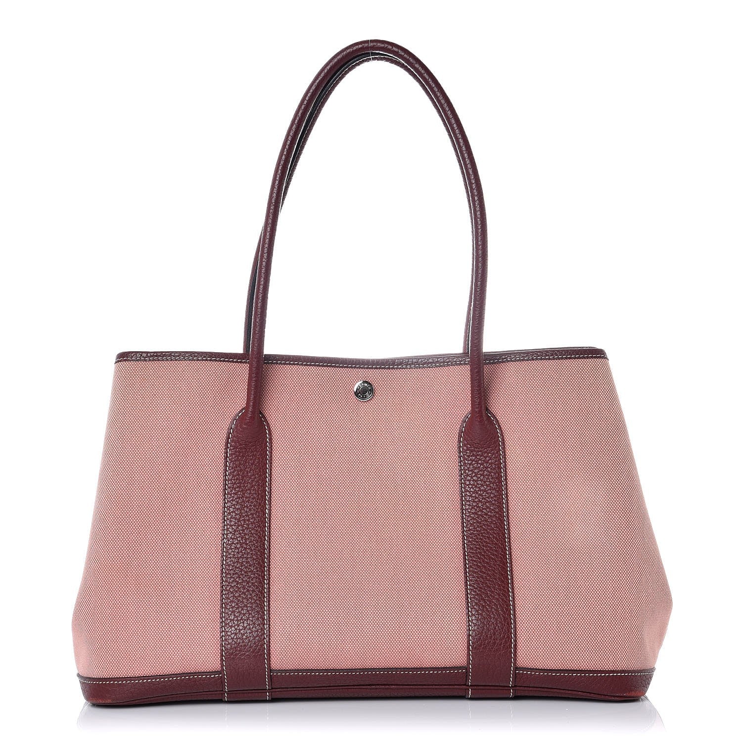 Hermes Buffle Skipper Toile Garden Party 39 Rouge H 1 of 8