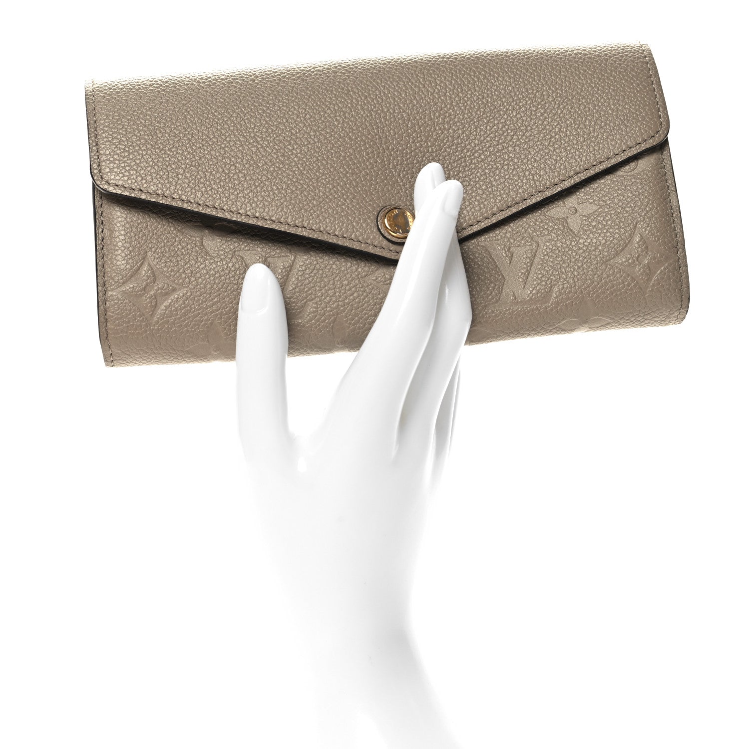 Louis Vuitton Empreinte Sarah Wallet NM Tourterelle 2 of 9