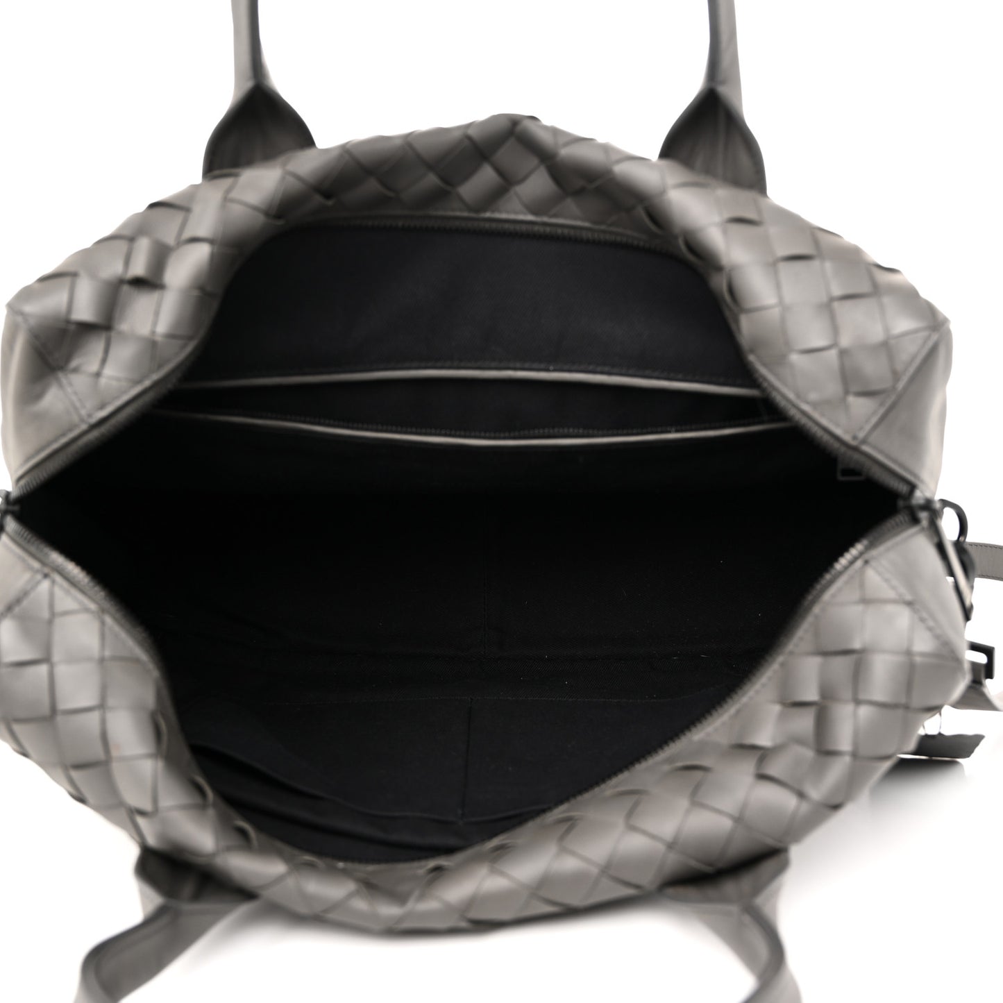 Nappa Intrecciato Briefcase Grey