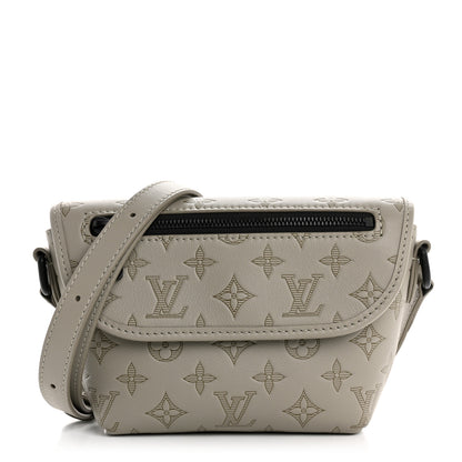 Louis Vuitton Calfskin Monogram Shadow Pulse Wearable Wallet Sand 1 of 11