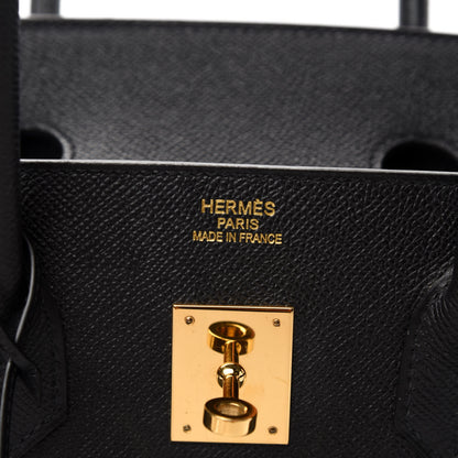 Hermes Epsom Birkin 35 Black 10 of 12