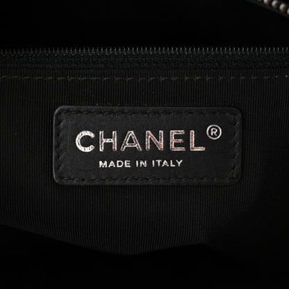 Chanel Caviar Quilted Medium Rock In Rome Tote Black 5 of 9