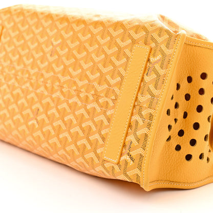 Goyard Goyardine Sac Hardy Pet Carrier PM Yellow 9 of 12