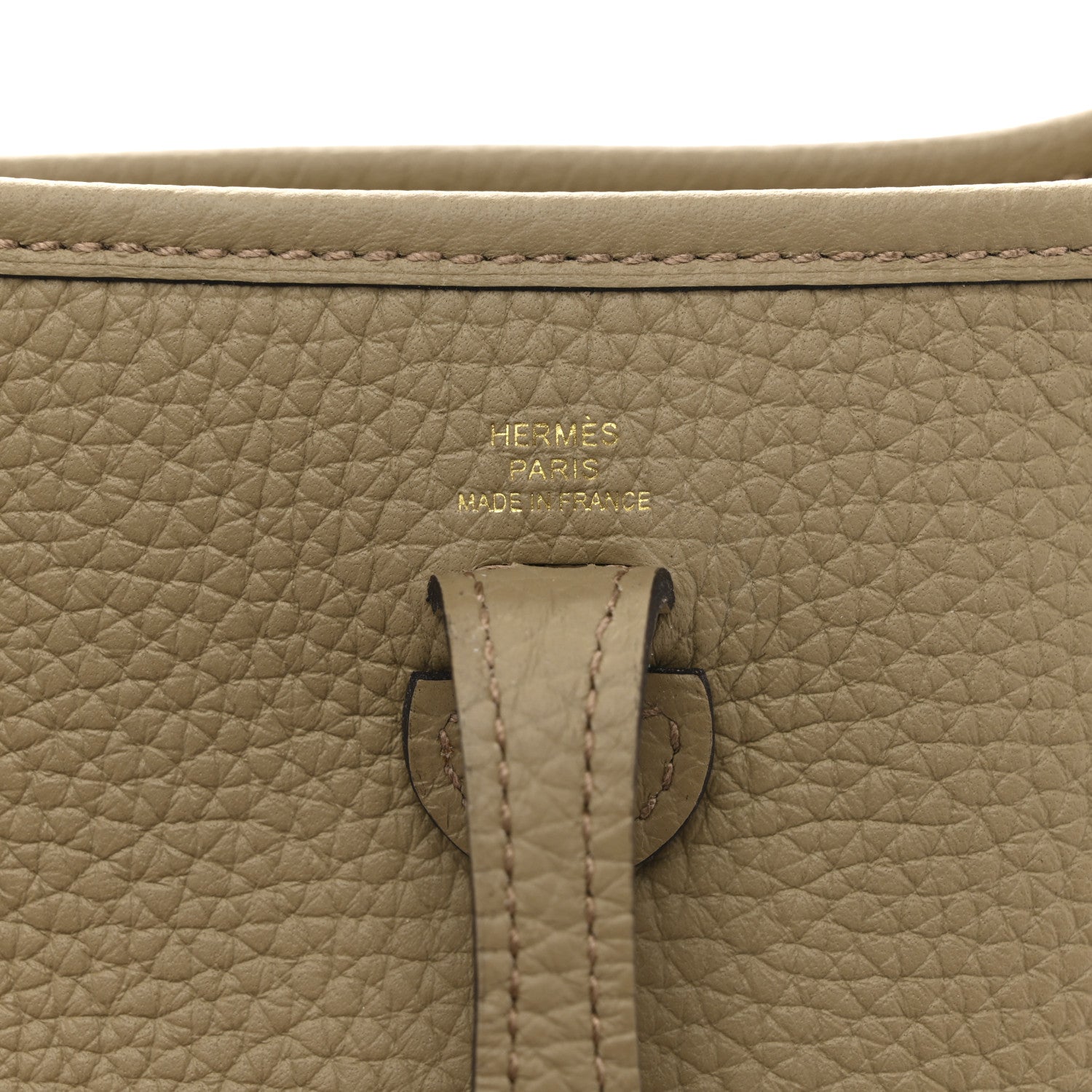 Hermes Taurillon Clemence Evelyne TPM Beige Marfa 6 of 11