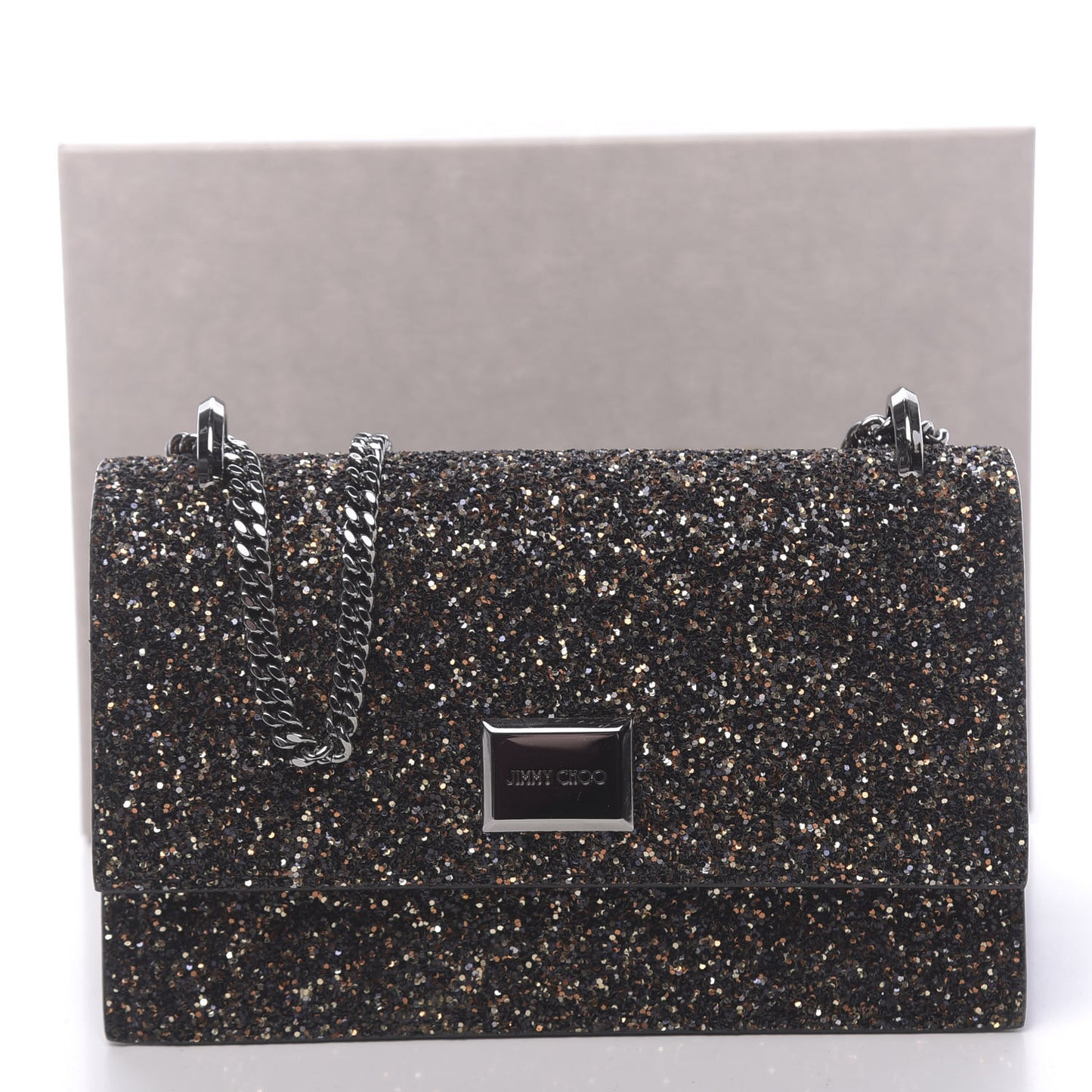Glitter Fabric Leni Mini Shoulder Bag Amethyst