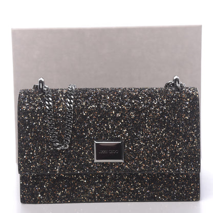 Jimmy Choo Glitter Fabric Leni Mini Shoulder Bag Amethyst 11 of 11