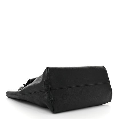 Prada Vitello Daino Pocket Shopping Tote Black 4 of 11