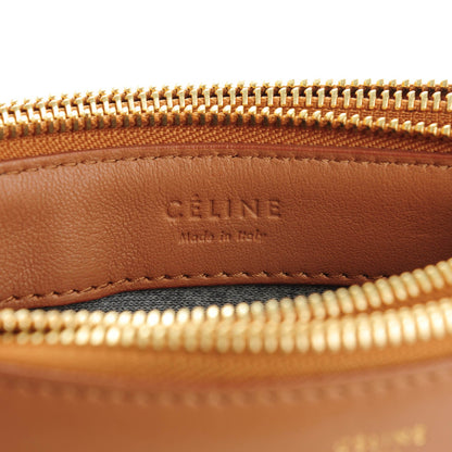 Celine Lambskin Small Trio Crossbody Bag Tan 7 of 8