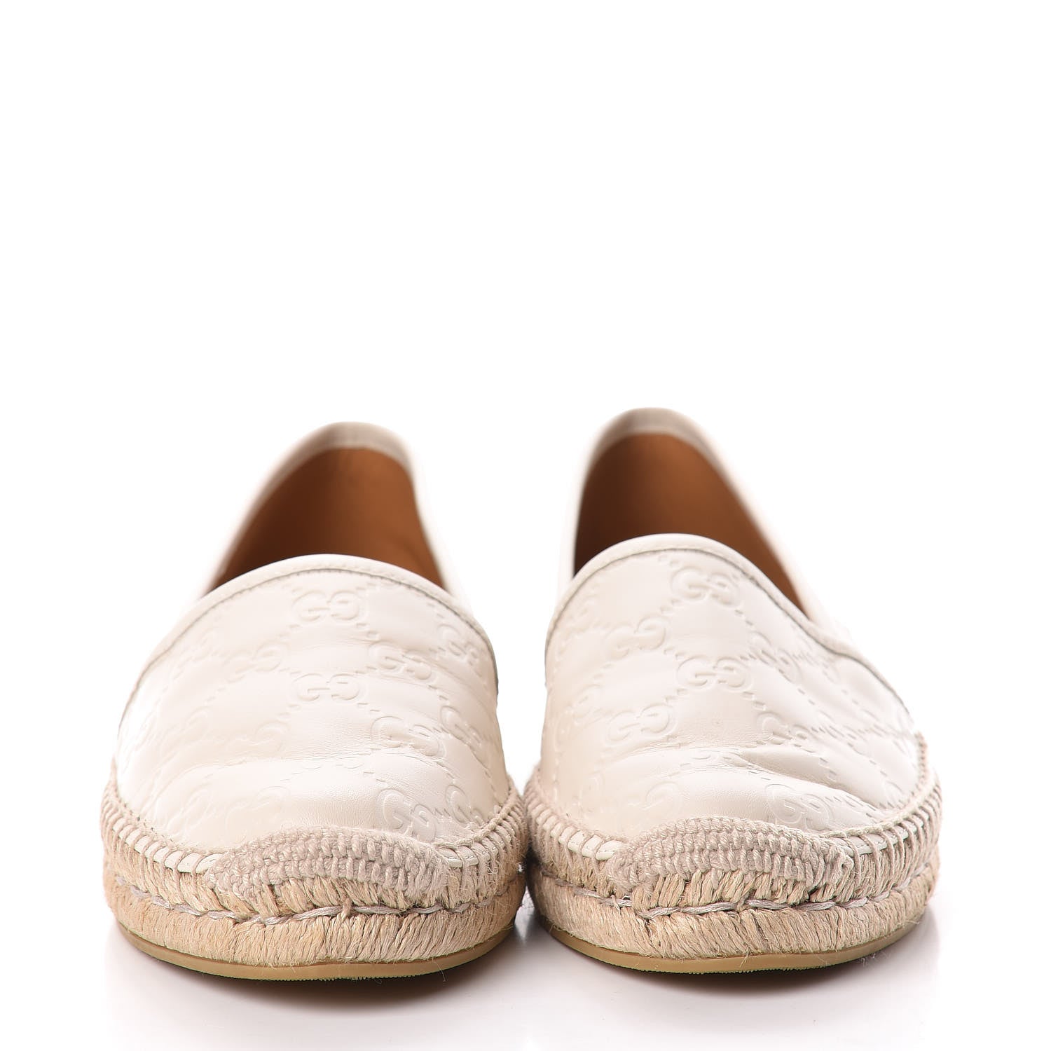 Gucci Guccissima Signature Espadrilles 38 Mystic White 2 of 12