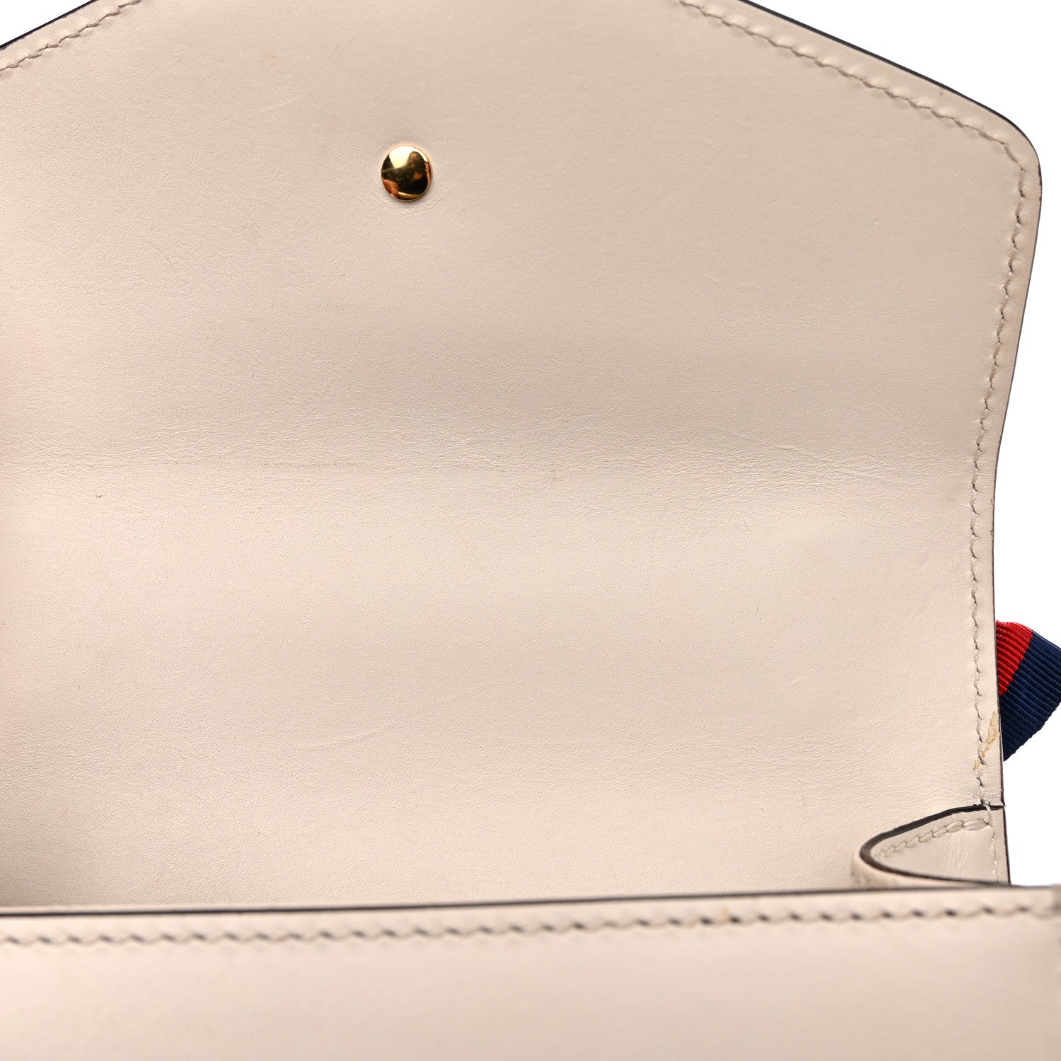 Gucci Calfskin Mini Sylvie Chain Shoulder Bag White 12 of 13