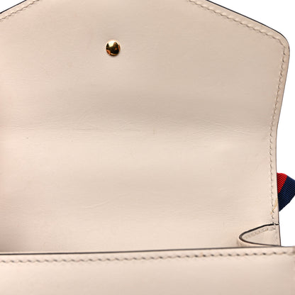 Gucci Calfskin Mini Sylvie Chain Shoulder Bag White 12 of 13