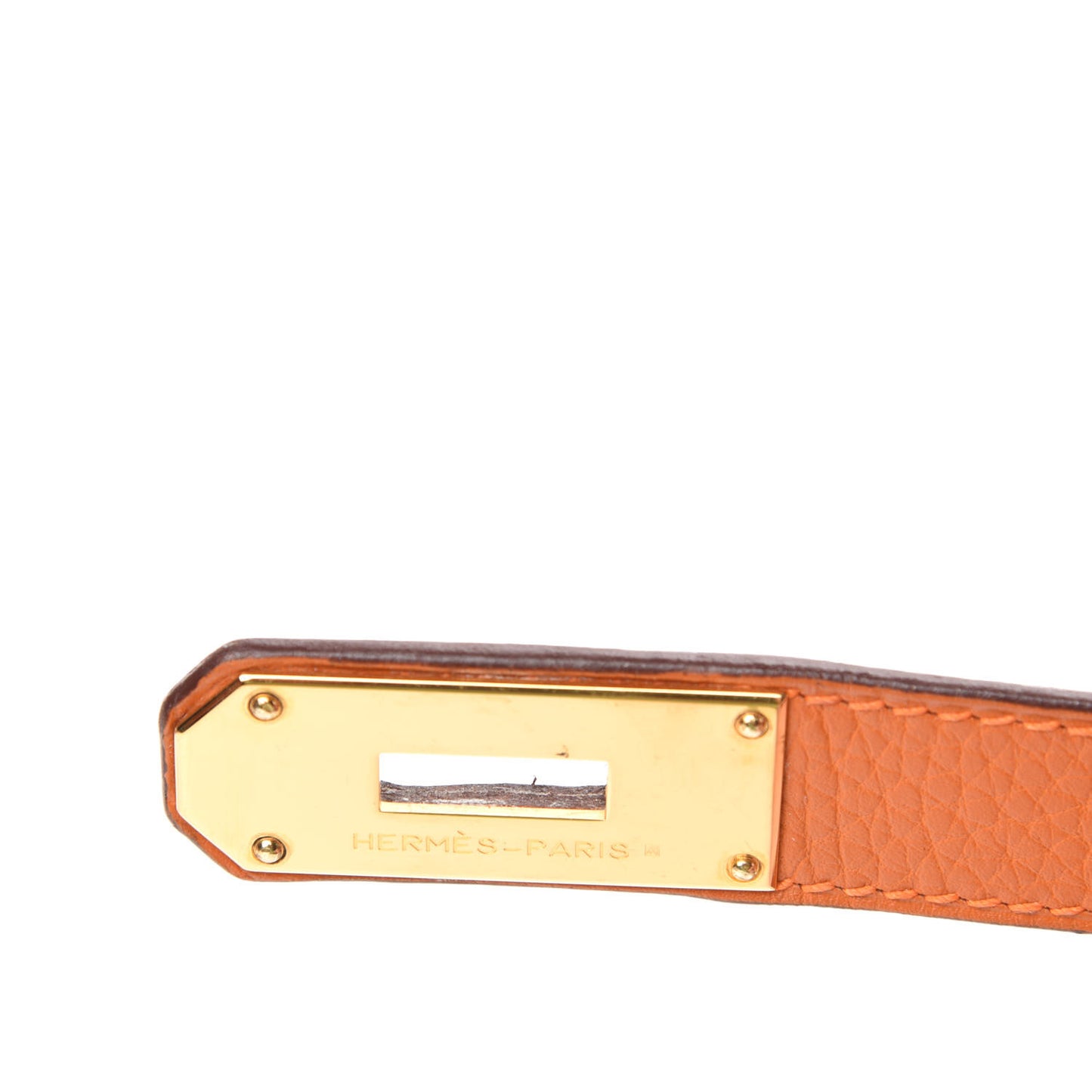 Taurillon Clemence JPG Birkin 42 Orange