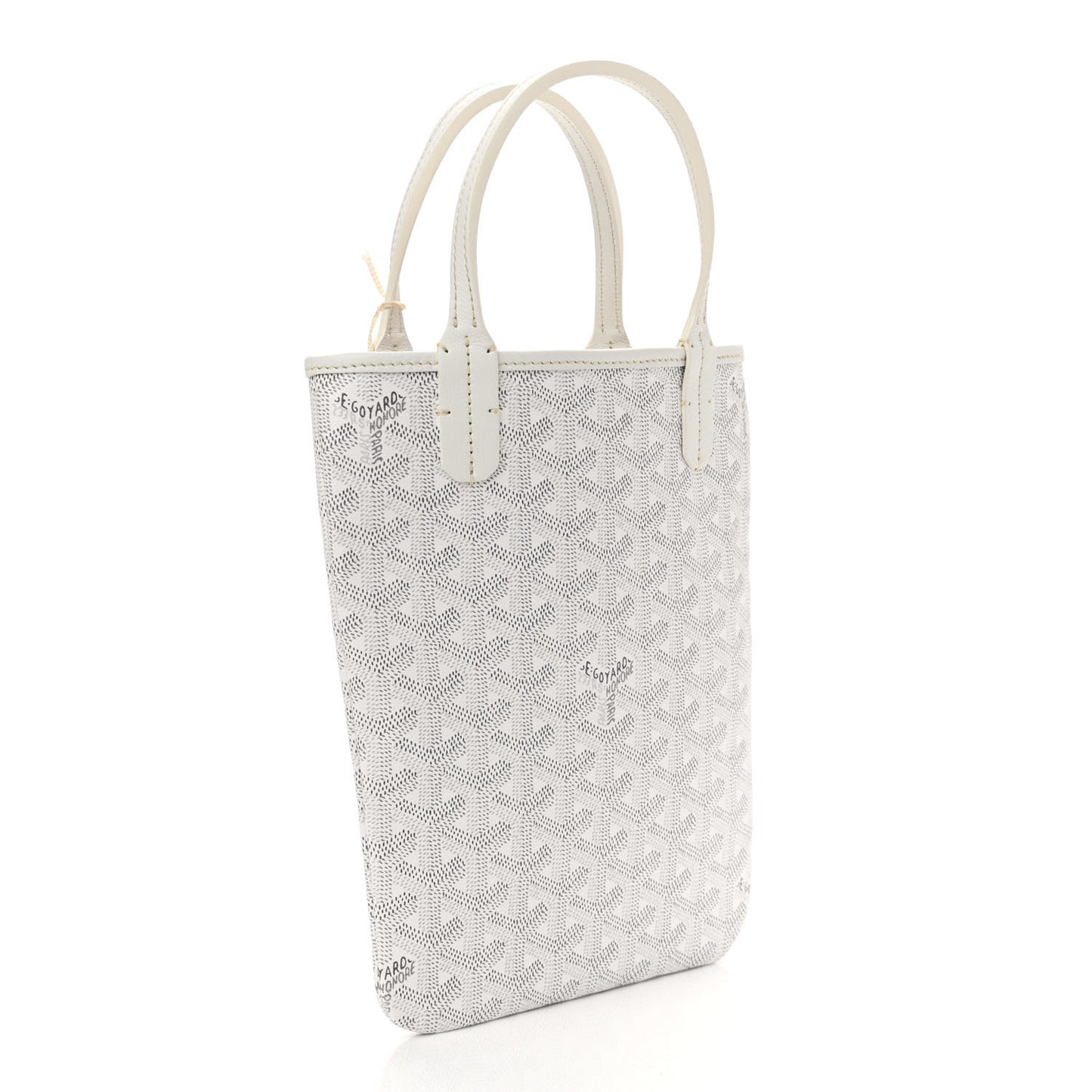 Goyardine Poitiers Tote White