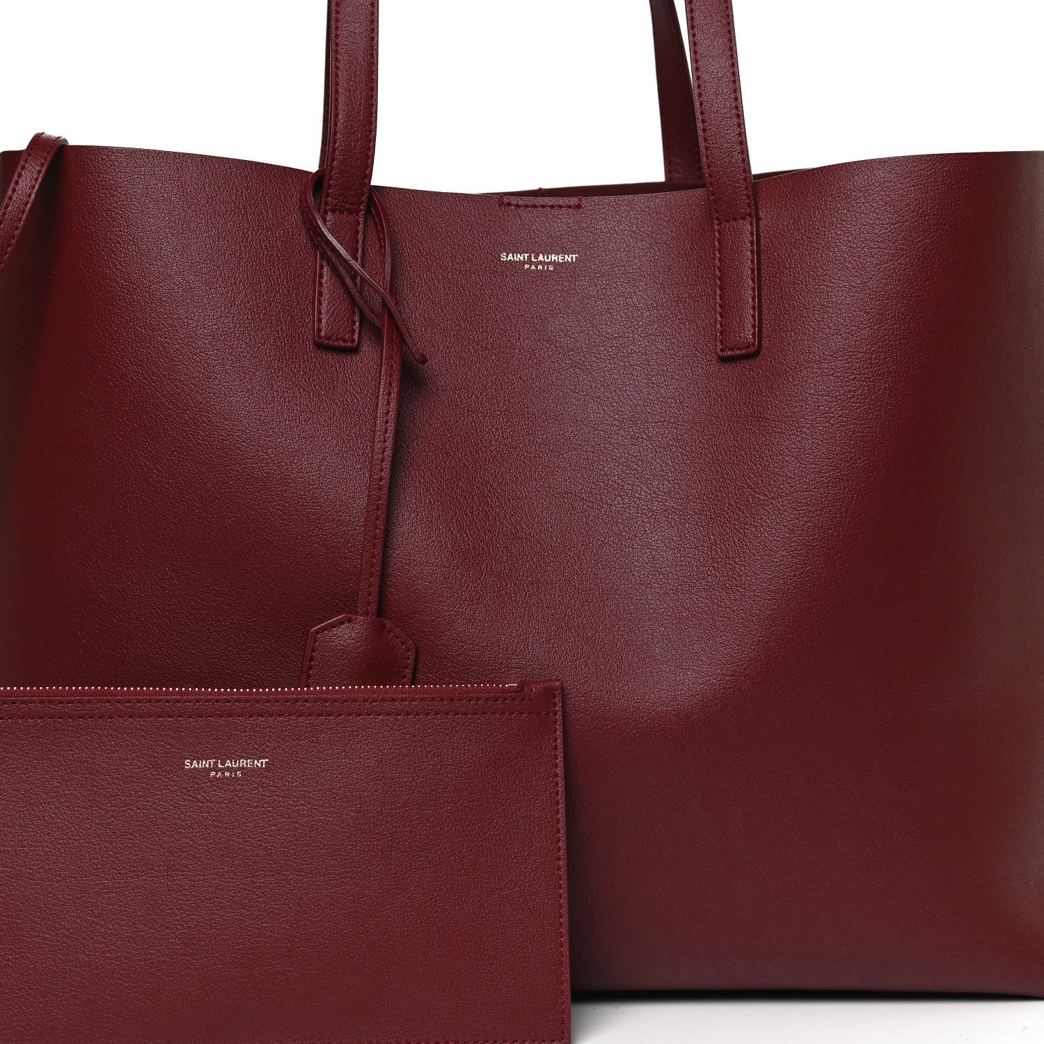 Saint Laurent Calfskin Large Shopping Tote Palissandre 6 of 10