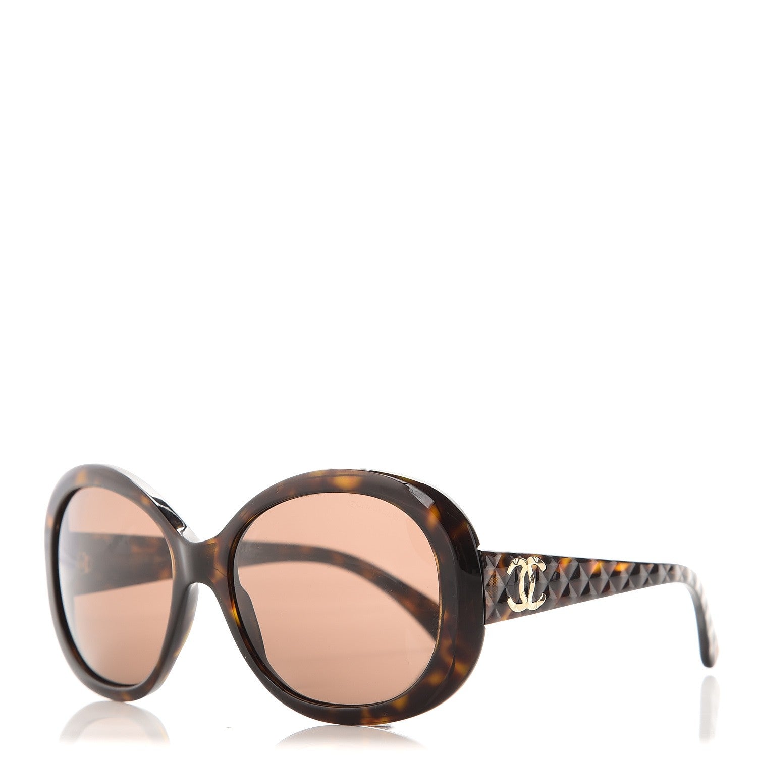 Chanel Quilted CC Sunglasses 5188 Tortoise 1 of 8
