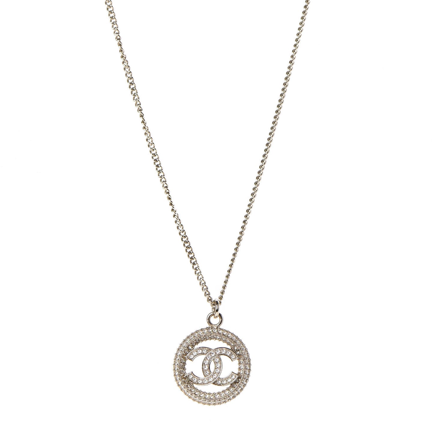 Crystal CC Vendome Necklace Gold