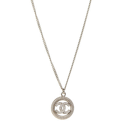 Chanel Crystal CC Vendome Necklace Gold 1 of 6