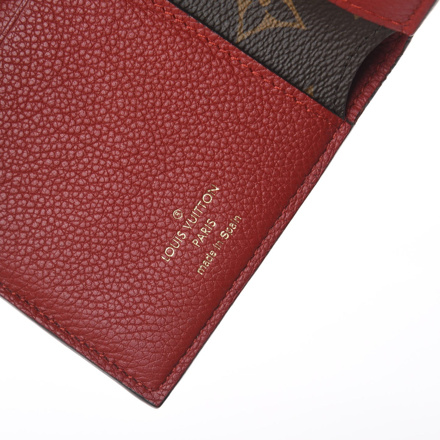 Monogram Pallas Compact Wallet Cherry