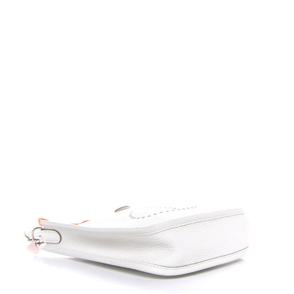 Hermes Taurillon Clemence Amazone Evelyne TPM White 4 of 8