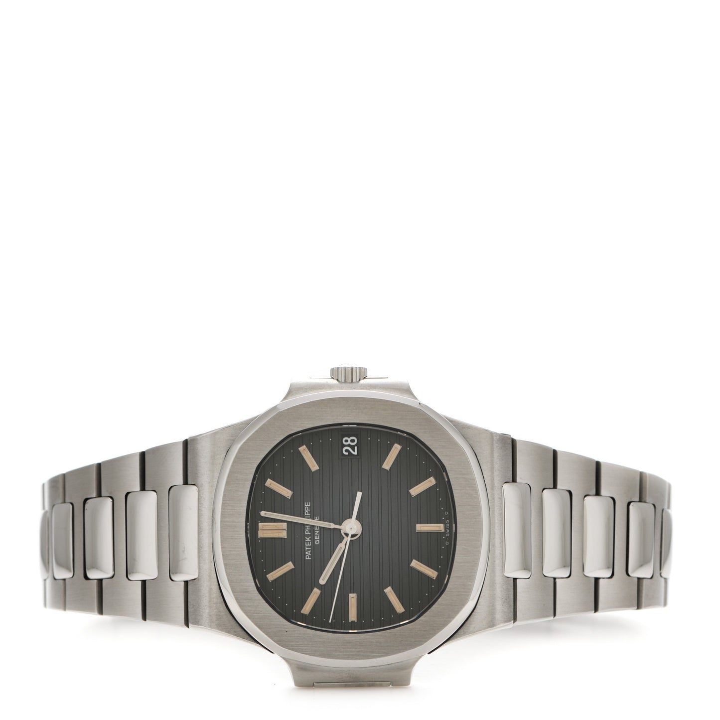 Stainless Steel 37mm Nautilus Automatic Watch Blue 3800/1A