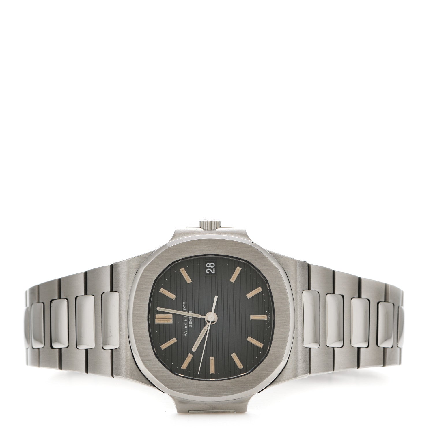 Patek Philippe Stainless Steel 37mm Nautilus Automatic Watch Blue 3800/1A 2 of 5