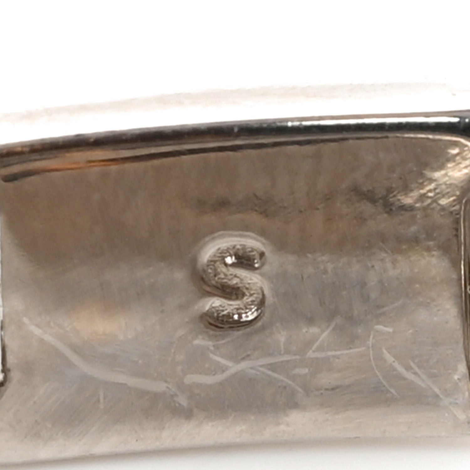 Fendi Metal FF Chain Ring S Silver 5 of 5