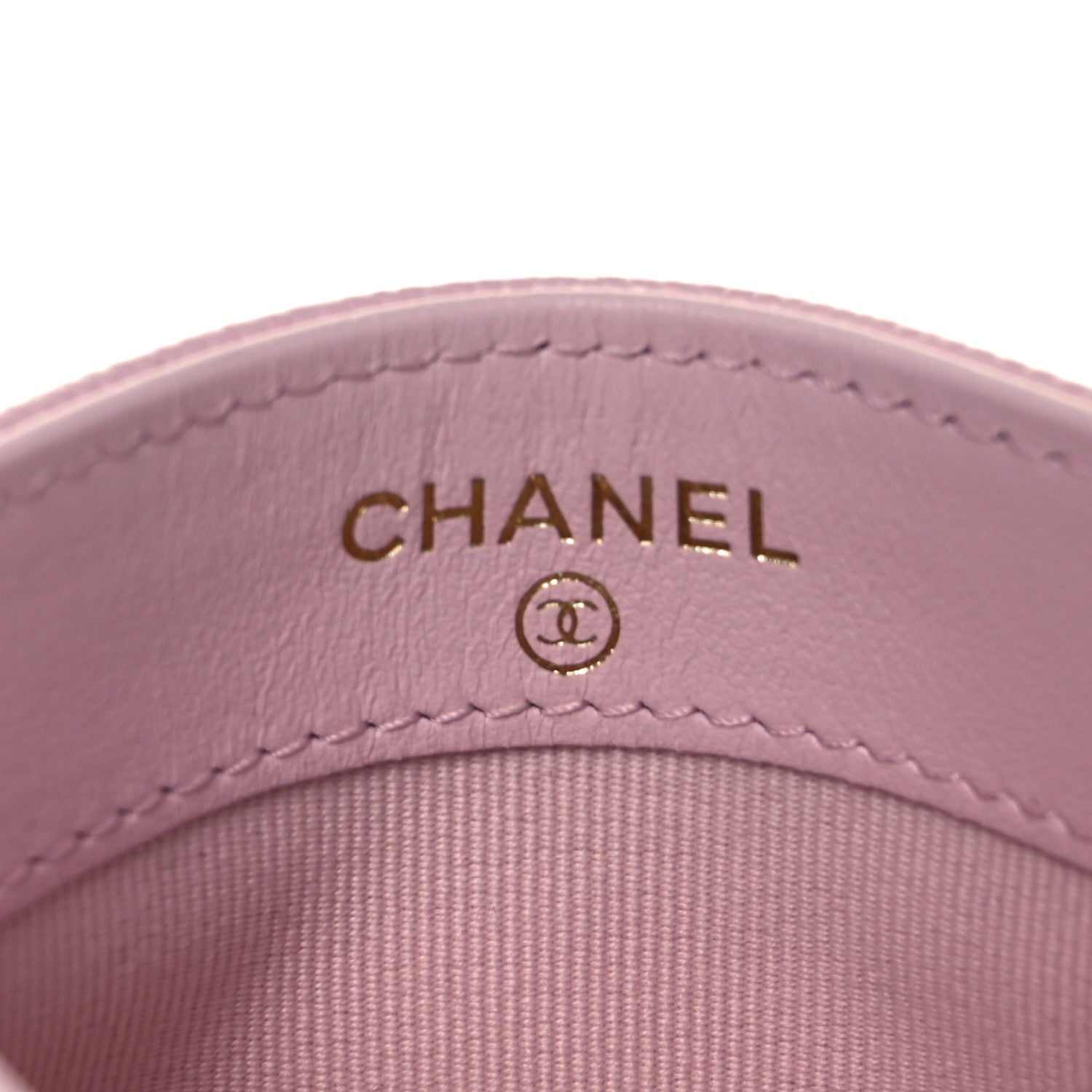Chanel Caviar Quilted Card Holder Light Pink 6 of 9