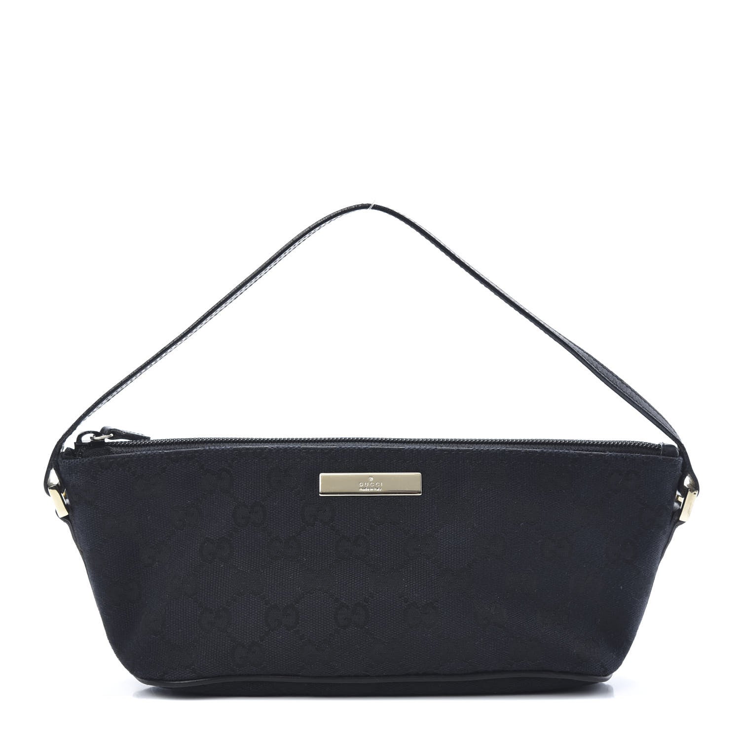 Gucci Monogram Boat Pochette Black 1 of 12