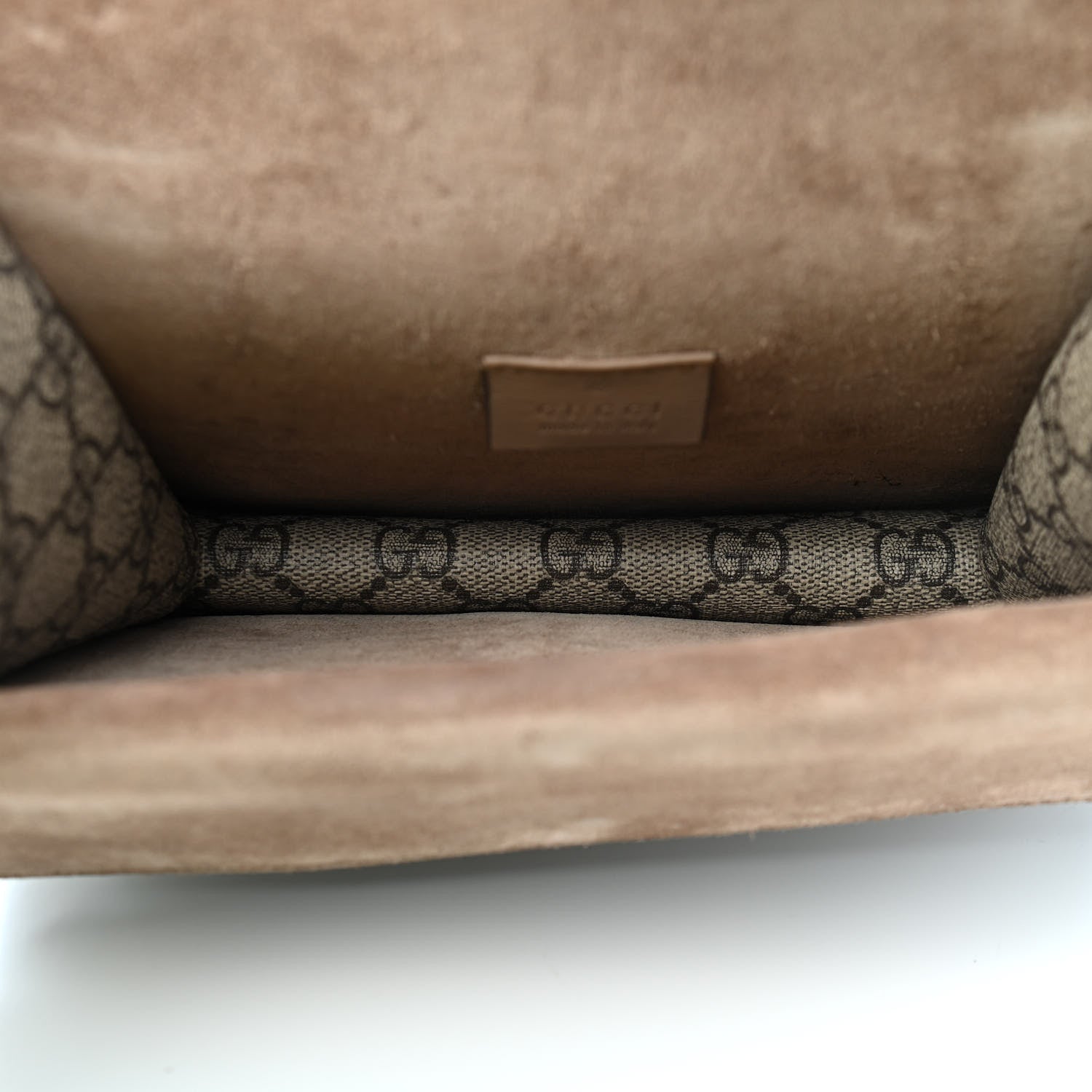 Gucci GG Supreme Monogram Mini Dionysus Shoulder Bag Taupe 5 of 9