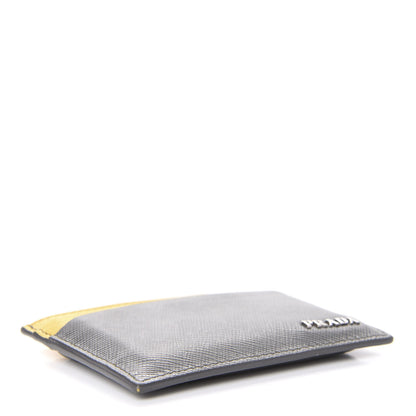 Prada Saffiano Card Holder Marmo Girasole 4 of 8