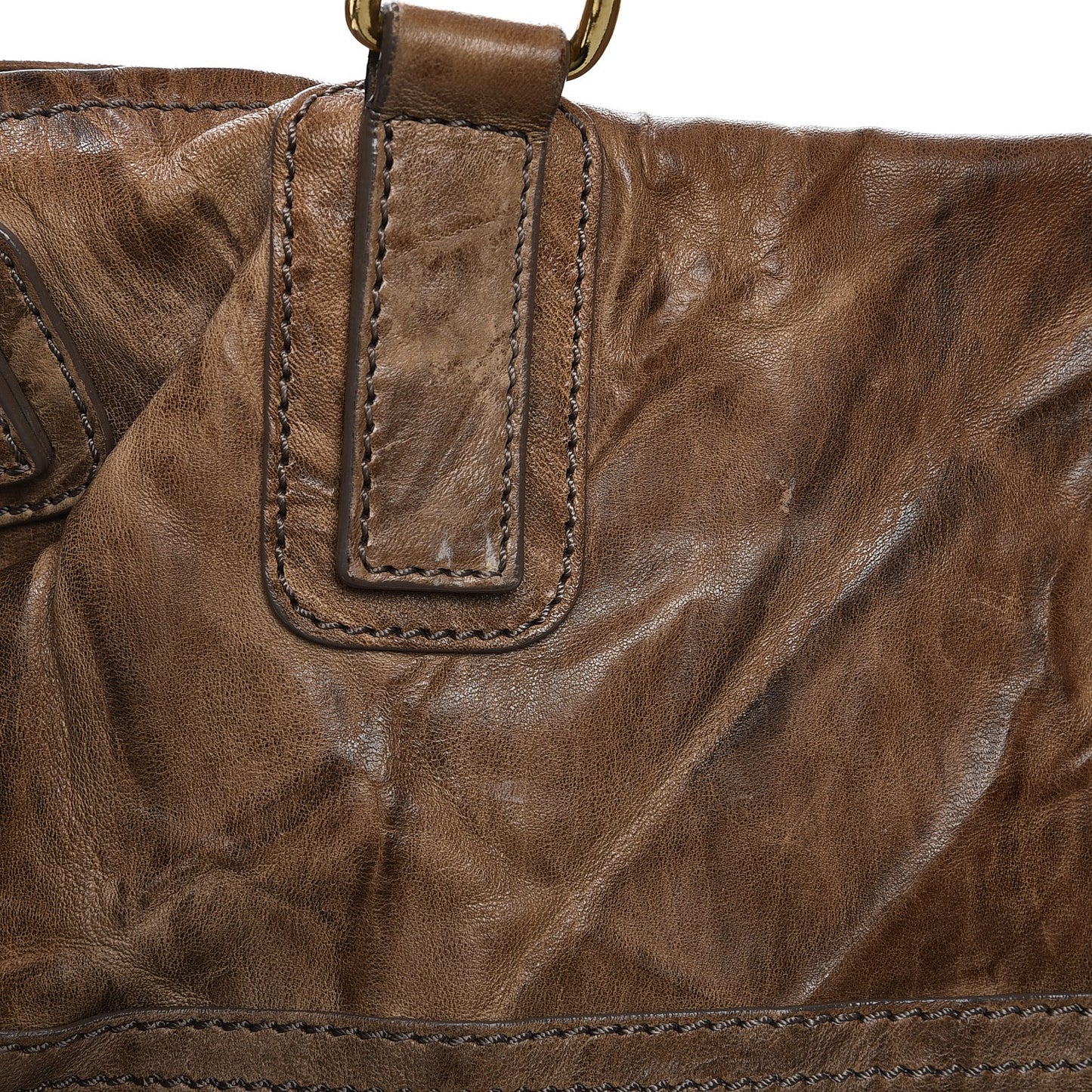 Tumbled Sheepskin Large Pandora Brown