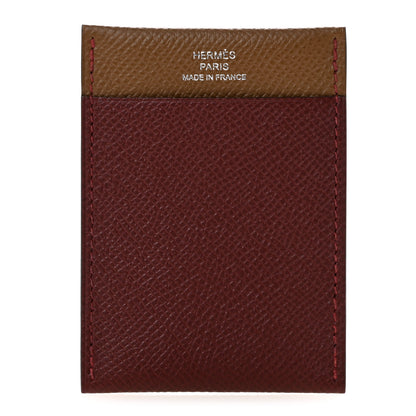 Hermes Epsom MC2 Gama Jungle Card Holder Rouge H Alezan 1 of 8