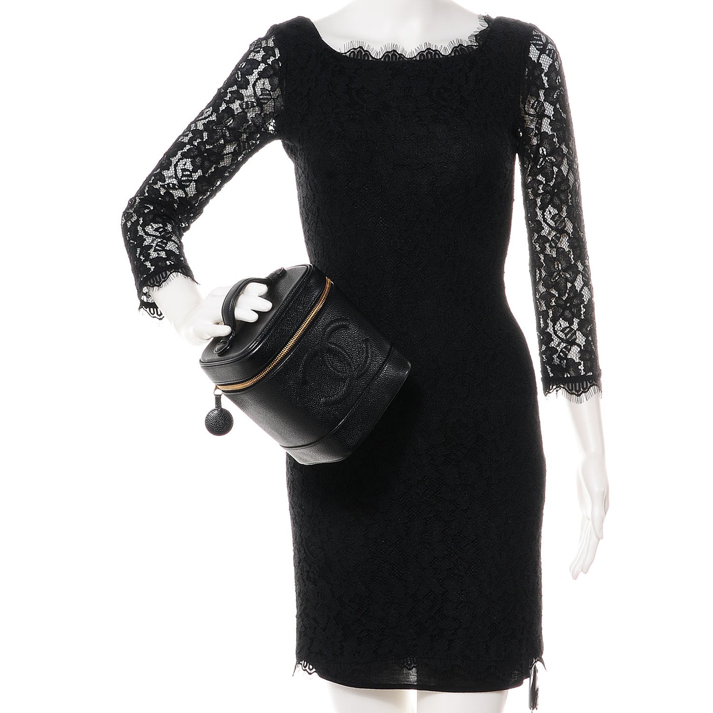 Caviar Vanity Case Black