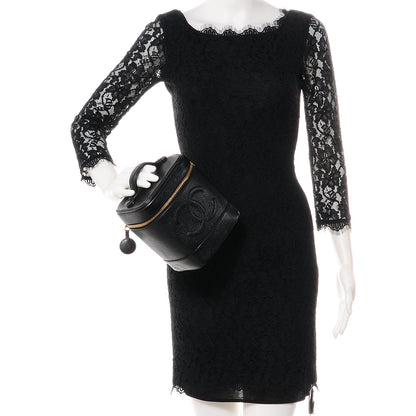 Chanel Caviar Vanity Case Black 2 of 8