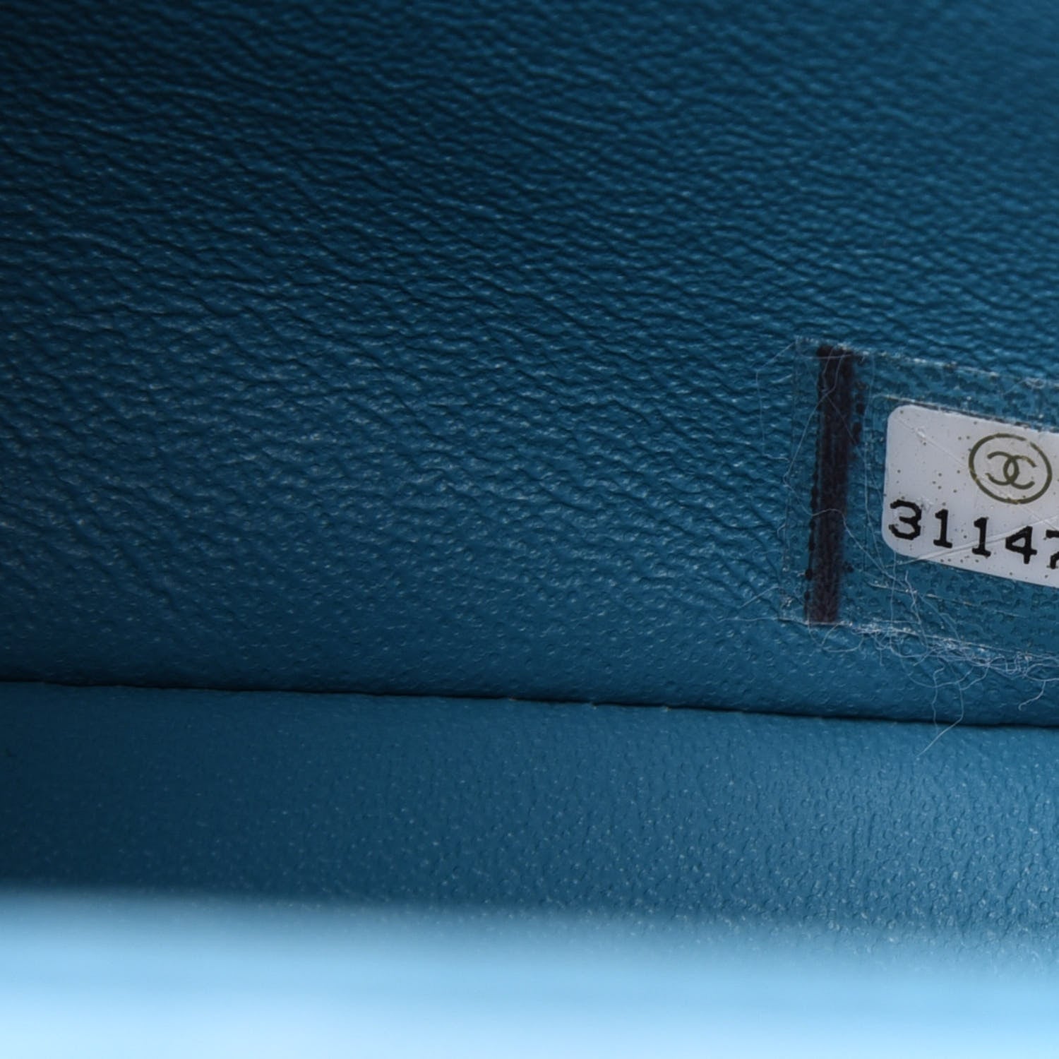 Chanel Lambskin Quilted Mini Rectangular Flap Green Blue 7 of 11