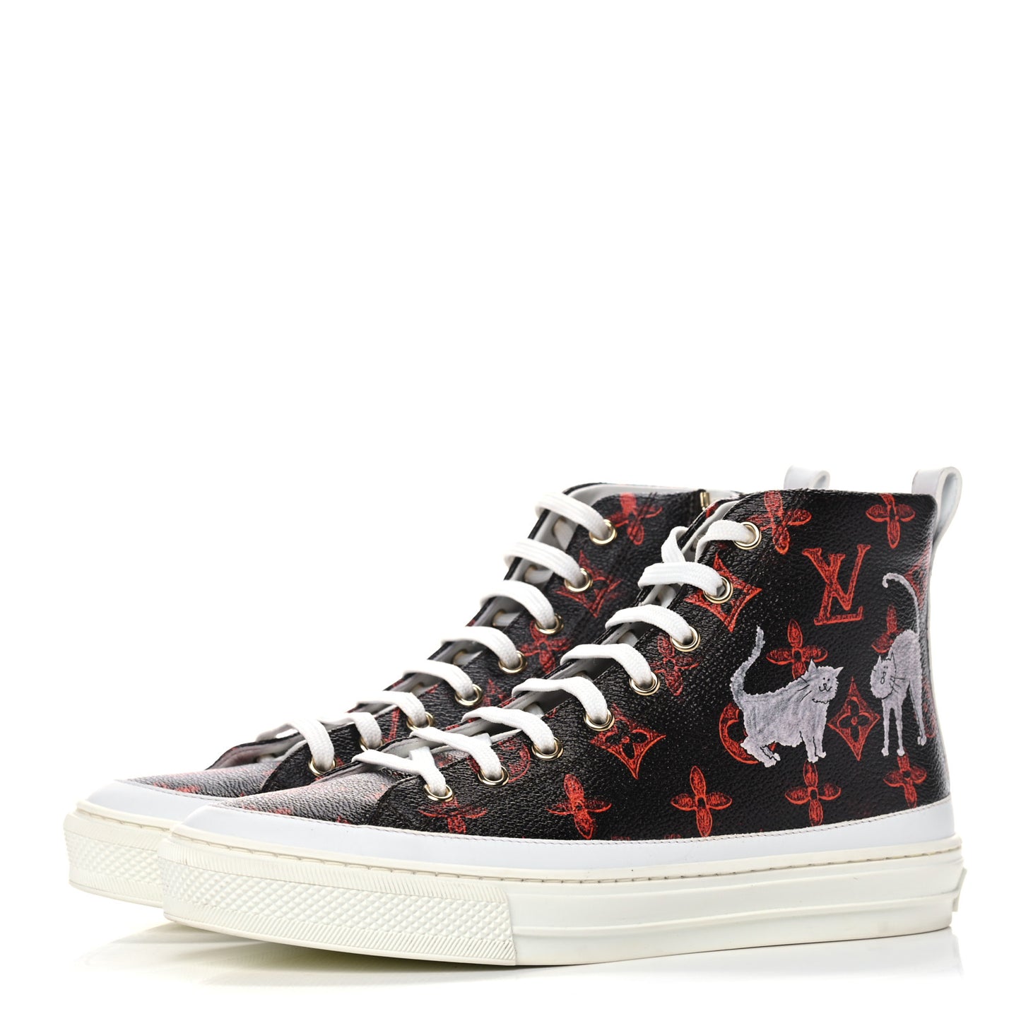 Catogram Stellar Sneaker Boots 38 Marron