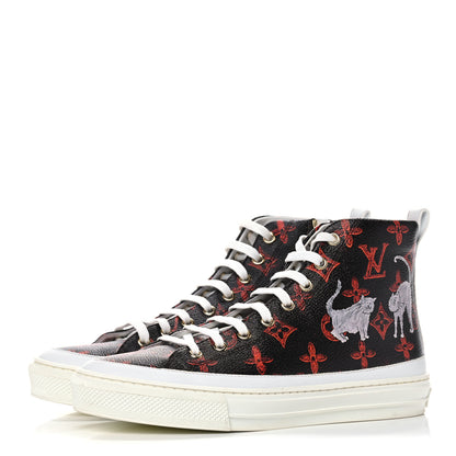 Louis Vuitton Catogram Stellar Sneaker Boots 38 Marron 3 of 12
