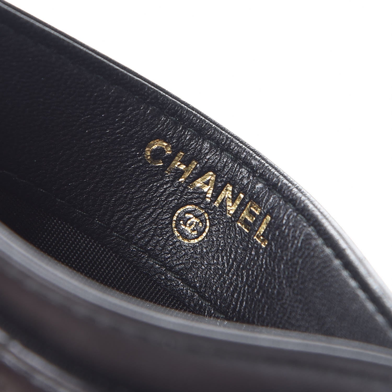 Chanel Lambskin Quilted CC Card Holder Black 6 of 8